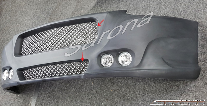 Custom Jaguar XK Front Bumper  Coupe (2007 - 2012) - $790.00 (Part #JG-001-FB)